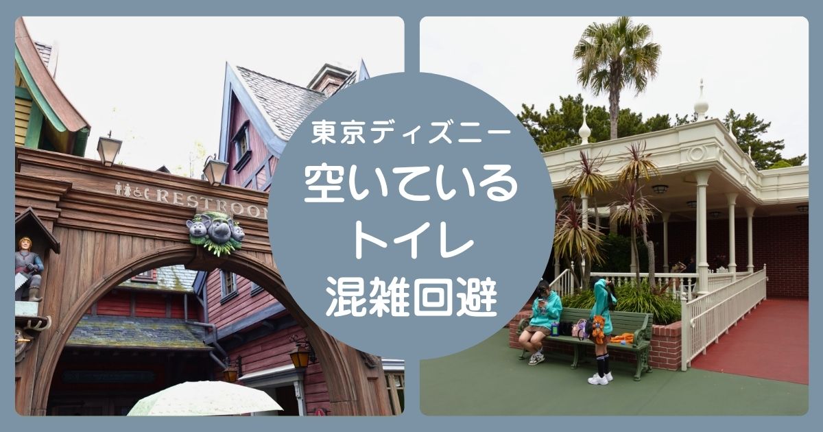 ディズニーで空いているトイレの記事