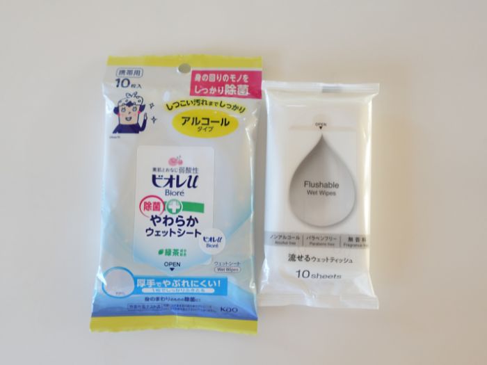 香港ディズニーに持って行くと便利なグッズのウェットティッシュ