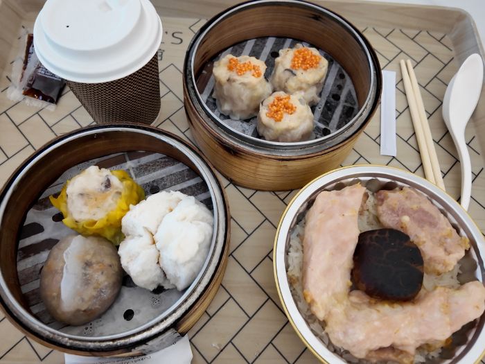 香港国際空港のレストランDUDDELL'Sの料理