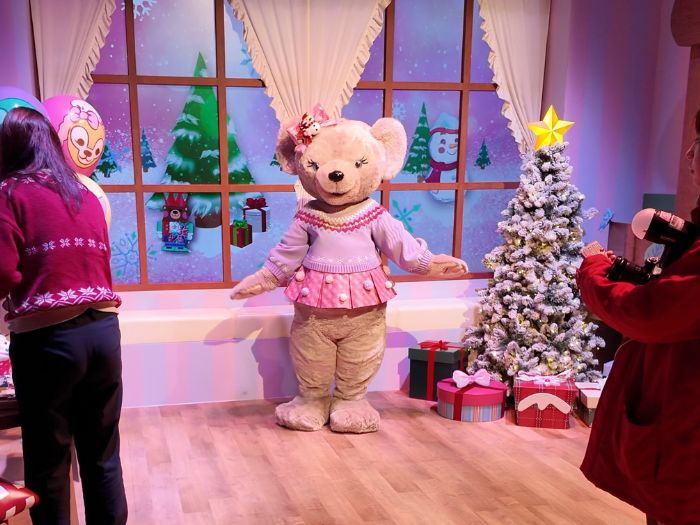 香港ディズニーランドのグリーティングでシェリーメイに会う瞬間